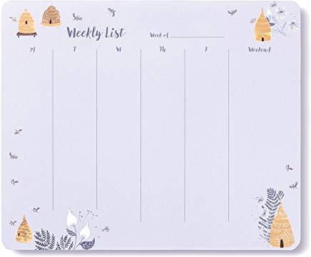 Garden Bee Weekly To-Do Pad