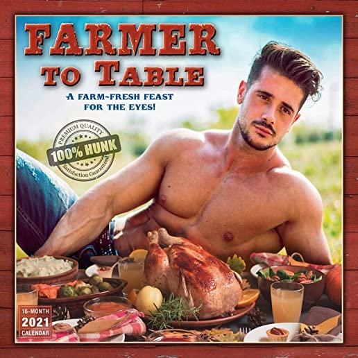 2021 Farmer to Table: Premium Quality 100% Hunkp 16-Month Wall Calendar