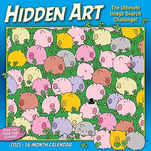 2021 Hidden Art -- The Ultimate Image Search Calendar 16-Month Wall Calendar