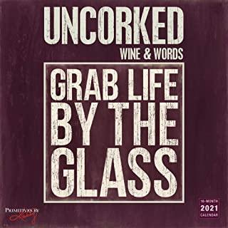 2021 Uncorked -- Wine & Words 16-Month Wall Calendar