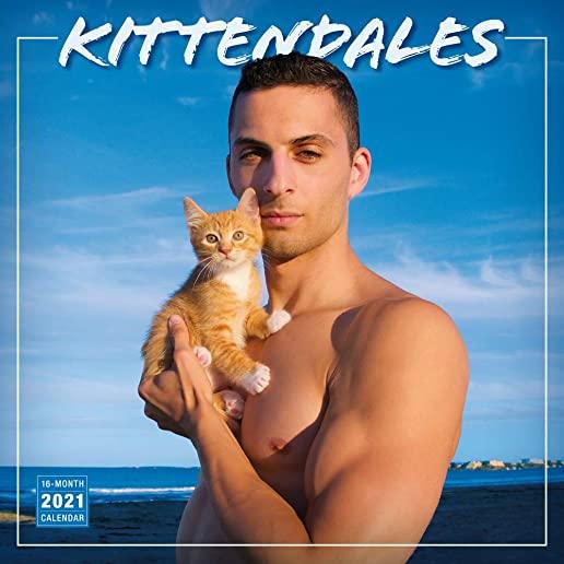 2021 Kittendales: Men and the Kitties They Love 16-Month Wall Calendar
