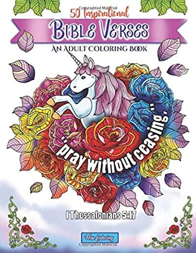 50 Inspirational Bible Verses: An Adult Coloring Book