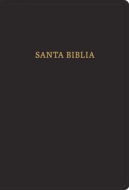 Rvr 1960 Biblia Letra SÃºper Gigante, Negro ImitaciÃ³n Piel Con Ãndice