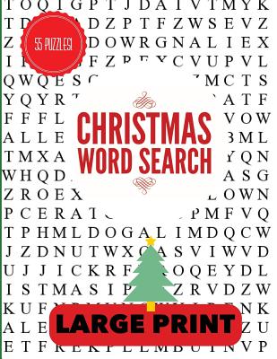 Christmas Word Search Large Print: Christmas Word Find, Christmas Puzzles, Large Print Word Search, Large Print Word Find
