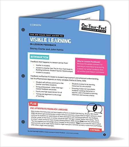 The On-Your-Feet Guide to Visible Learning: In-Lesson Feedback