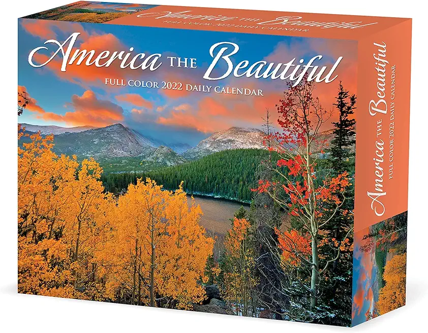 America the Beautiful, Scenic 2022 Box Calendar, Daily Desktop