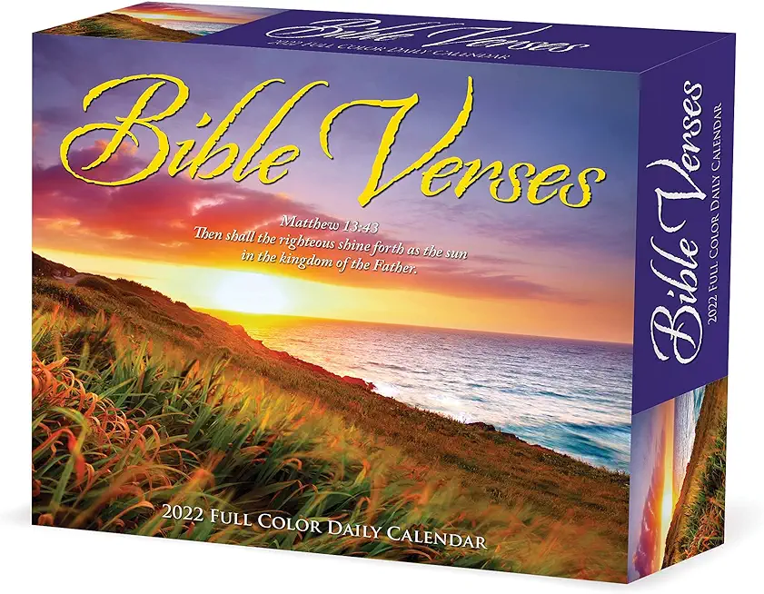Bible Verses and Psalms 2022 Box Calendar, Daily Desktop