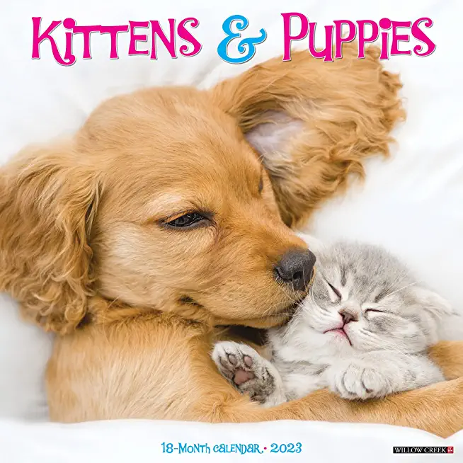 Kittens & Puppies 2023 Wall Calendar