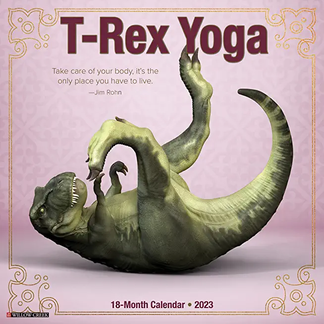T-Rex Yoga 2023 Wall Calendar