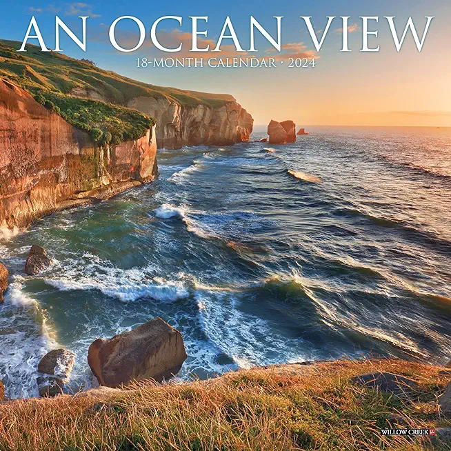 Ocean View 2024 7 X 7 Mini Wall Calendar