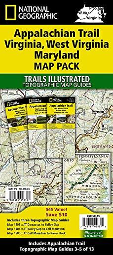 Appalachian Trail: Virginia, West Virginia, Maryland [map Pack Bundle]