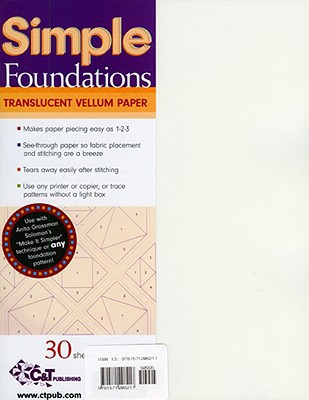 Simple Foundations Translucent Vellum Pa
