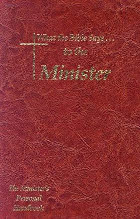 What the Bible Says to the Minister (Leatherette - Camel)