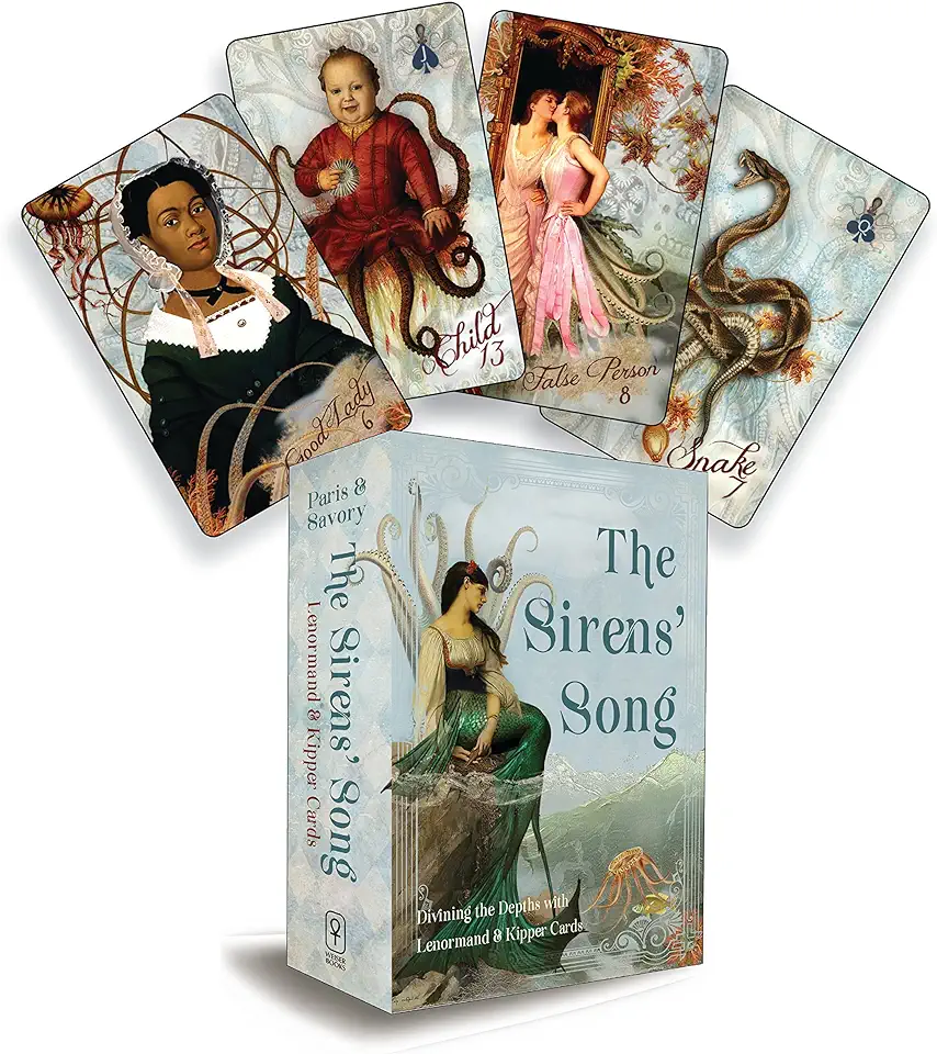 The Sirens' Song: Divining the Depths with Lenormand & Kipper Cards (Includes 40 Lenormand Cards, 38 Kipper Cards & 144-Page Full Color