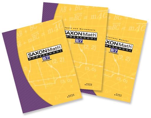 Saxon Math 8/7 Homeschool: Complete Kit 3rd Edition