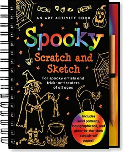 Spooky Scratch and Sketch: For Spooky Artists and Trick-Or-Treaters of All Ages [With Wooden Stylus]