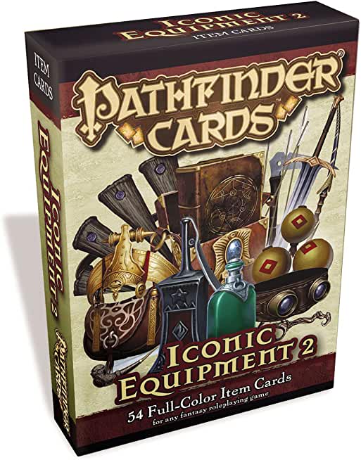Pathfinder Cards: Iconic Equipment 2 Item Cards Deck