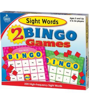 Sight Words: 2 Bingo Games [With 2-Sided Game Cards, Calling Cards and Tokens and Answer Mat]