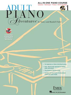 Adult Piano Adventures All-In-One Lesson Book 1: Book with CD, DVD and Online Support [With 2 CDs]