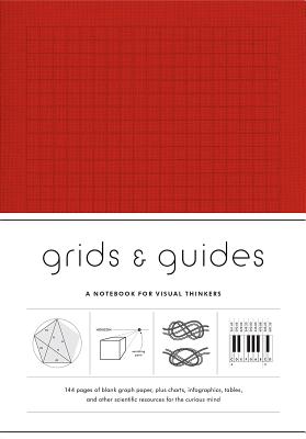 Grids & Guides (Red): A Notebook for Visual Thinkers (Stylish Clothbound Journal for Design, Architecture, and Creative Professionals and St