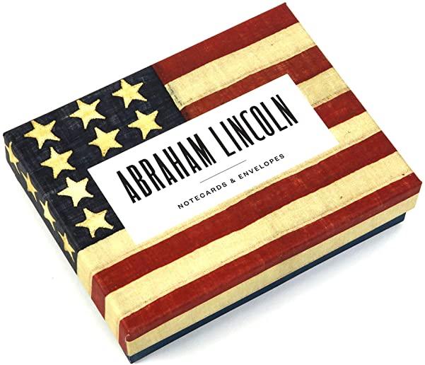 Abraham Lincoln Notecards: 12 Literary Notecards with Envelopes (Inspirational Quotes from Abraham Lincoln, Includes Themed Envelopes, Great Gift