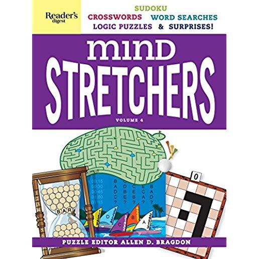 Reader's Digest Mind Stretchers Puzzle Book Vol. 4: Number Puzzles, Crosswords, Word Searches, Logic Puzzles and Surprises