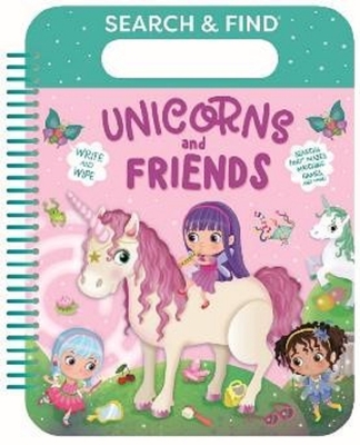 Search & Find: Unicorn & Friends Wipe Clean