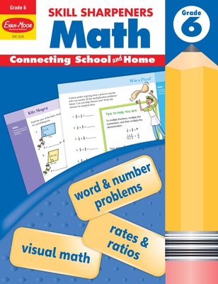 Skill Sharpeners: Math, Grade 6 Workbook