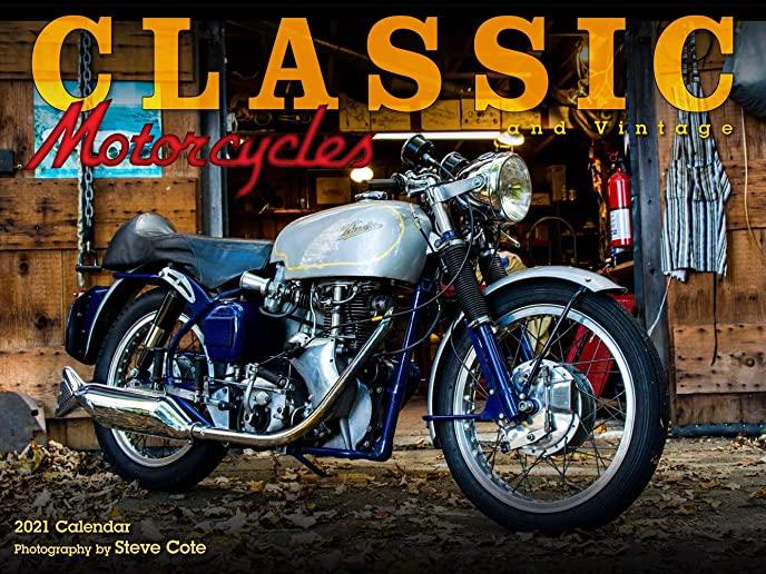 Cal 2021-Classic & Vintage Motorcycles Wall
