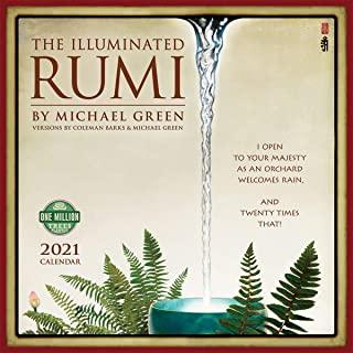Illuminated Rumi 2021 Wall Calendar: Versions by Coleman Barks & Michael Green