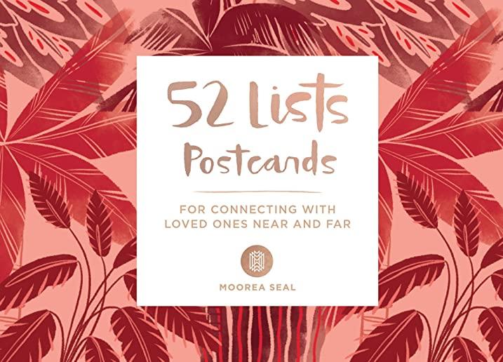 52 Lists Postcards: For Connecting with Loved Ones Near and Far