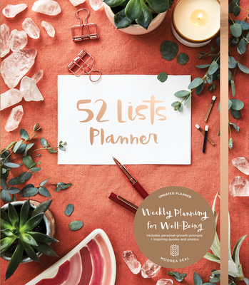 52 Lists Planner (Coral Crystal) Undated Monthly/Weekly Planner with Prompts for Well-Being, Reflection, Personal Growth, and Daily Gratitude