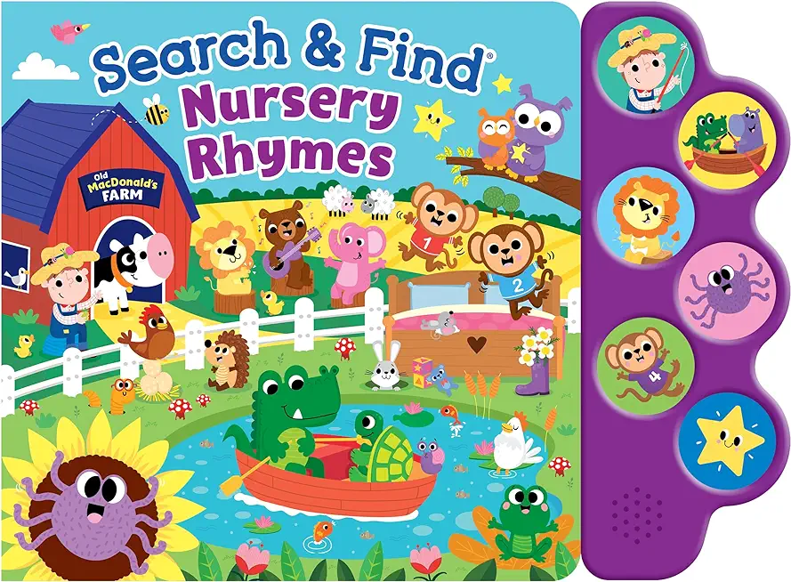 Search & Find Nursery Rhymes 6 Button Sound Book: 6 Button Sound Book [With Battery]