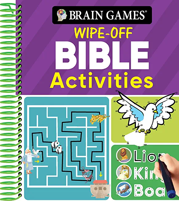 Brain Games Wipe-Off: Bible Activities