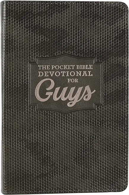 Pocket Bible Devotional for Guys Faux Leather
