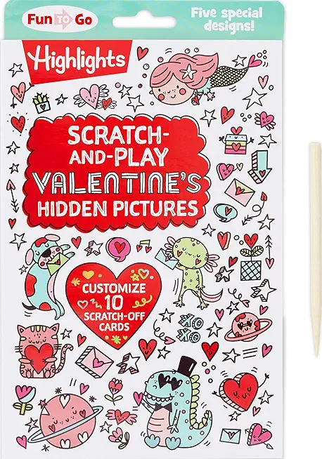 Scratch-And-Play Valentine's Hidden Pictures