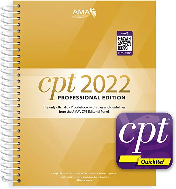 CPT Professional 2022 and CPT Quickref App Bundle