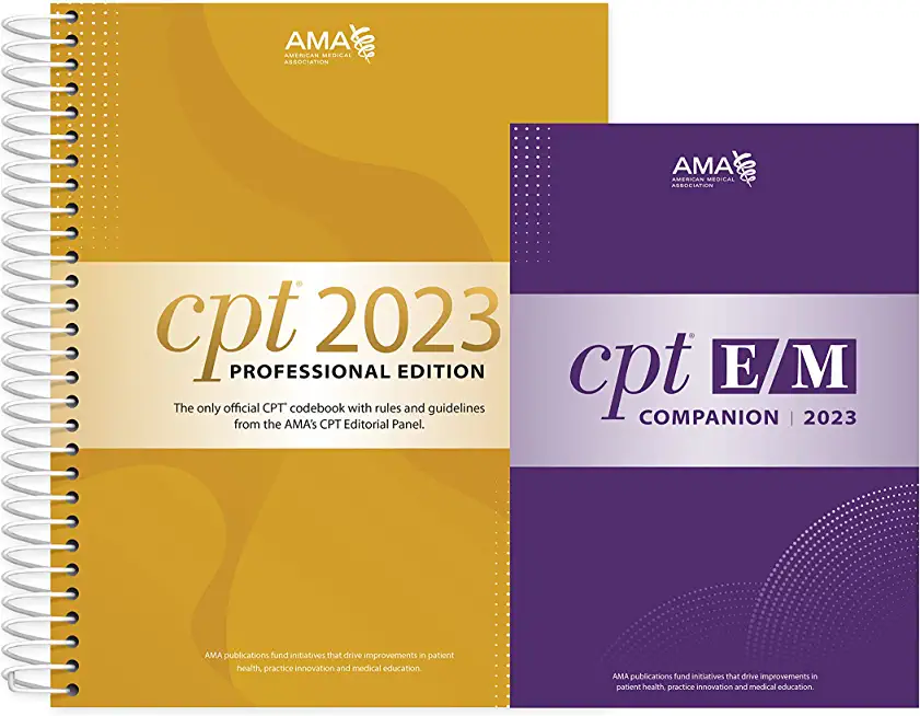CPT Professional 2023 and E/M Companion 2023 Bundle