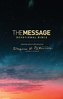 The Message Devotional Bible, Large Print (Softcover): Featuring Notes and Reflections from Eugene H. Peterson