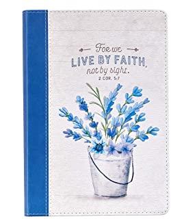 Live by Faith Thinline Lux-Leather Journal