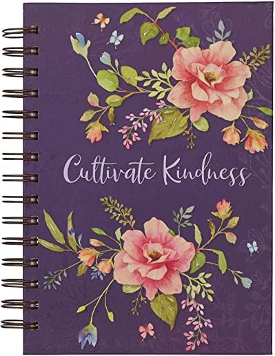 Journal Wirebound Purple Cultivate Kindness