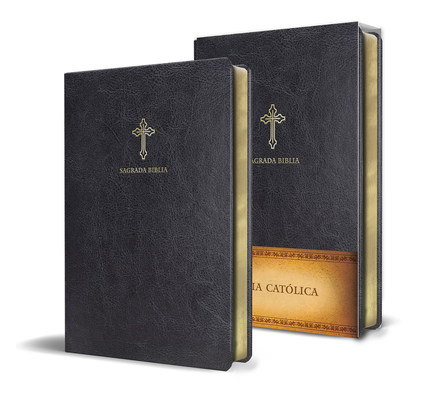 Biblia CatÃ³lica En EspaÃ±ol. SÃ­mil Piel Negro, TamaÃ±o Compacto / Catholic Bible. Spanish-Language, Leathersoft, Black, Compact