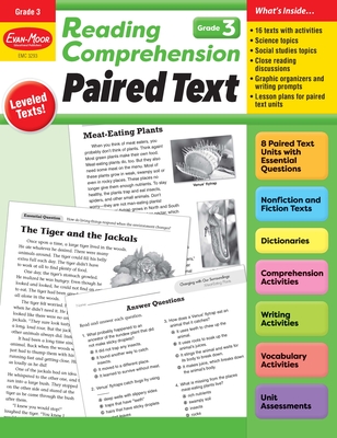 Reading Comprehension: Paired Text, Grade 3 Teacher Resource