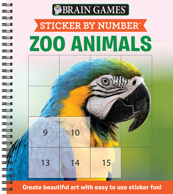 Sticker by Number Zoo Animals
