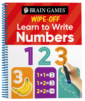 Brain Games Wipe-Off Learn to Write: Numbers (Kids Ages 3 to 6)