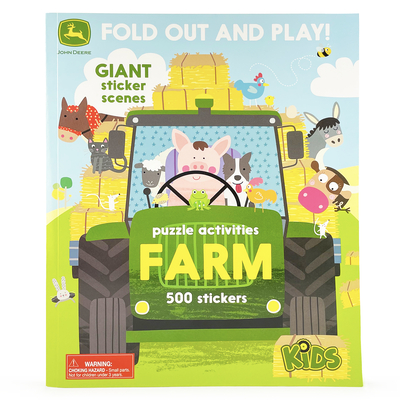 Farm: 500 Stickers and Puzzle Activities: Fold Out and Play!