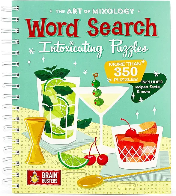The Art of Mixology: Word Search Intoxicating Puzzles