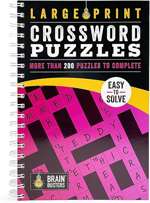 Large Print Crossword Puzzles Pink: Over 200 Puzzles to Complete