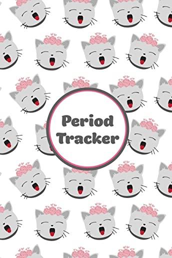 Period Tracker: Track & Log Monthly Symptoms, Moods & PMS, Monitor Menstrual Cycle Diary, Record Month Flow Journal, Periods Book, Gir