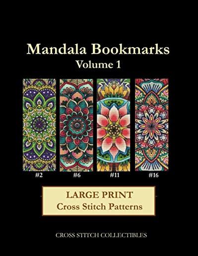 Mandala Bookmarks Vol. 1: Large Print Cross Stitch Pattern